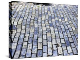 Cobblestone Street, Small Stone as Ballast on Spaniards Galleons, Puerto Rico-Michele Molinari-Stretched Canvas