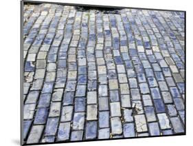 Cobblestone Street, Small Stone as Ballast on Spaniards Galleons, Puerto Rico-Michele Molinari-Mounted Photographic Print