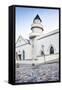 Cobblestones and the Exterior of a Church in Bo-Kaap Residential District-Kimberly Walker-Framed Stretched Canvas