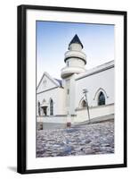 Cobblestones and the Exterior of a Church in Bo-Kaap Residential District-Kimberly Walker-Framed Photographic Print