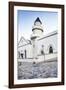 Cobblestones and the Exterior of a Church in Bo-Kaap Residential District-Kimberly Walker-Framed Photographic Print