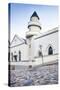 Cobblestones and the Exterior of a Church in Bo-Kaap Residential District-Kimberly Walker-Stretched Canvas