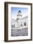 Cobblestones and the Exterior of a Church in Bo-Kaap Residential District-Kimberly Walker-Framed Photographic Print