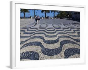 Cobblestones, Cascais, Portugal, Europe-Jeremy Lightfoot-Framed Photographic Print