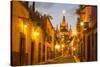 Cobblestones of Aldama Street, San Miguel De Allende, Mexico-Chuck Haney-Stretched Canvas