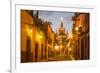 Cobblestones of Aldama Street, San Miguel De Allende, Mexico-Chuck Haney-Framed Photographic Print