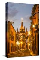 Cobblestones of Aldama Street, San Miguel De Allende, Mexico-Chuck Haney-Stretched Canvas