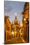 Cobblestones of Aldama Street, San Miguel De Allende, Mexico-Chuck Haney-Mounted Photographic Print