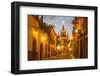 Cobblestones of Aldama Street, San Miguel De Allende, Mexico-Chuck Haney-Framed Premium Photographic Print