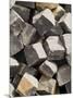 Cobblestones Used to Build All the Roads, Mindelo, Sao Vicente, Cape Verde Islands, Africa-Robert Harding-Mounted Photographic Print