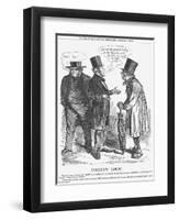 Cobden's Logic, 1863-John Tenniel-Framed Giclee Print