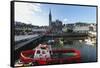 Cobh Harbor, Ireland-George Oze-Framed Stretched Canvas