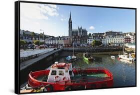 Cobh Harbor, Ireland-George Oze-Framed Stretched Canvas