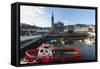 Cobh Harbor, Ireland-George Oze-Framed Stretched Canvas
