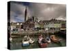 Cobh Harbour and St. Colman's Cathedral, Cobh, County Cork, Munster, Republic of Ireland-Patrick Dieudonne-Stretched Canvas