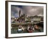 Cobh Harbour and St. Colman's Cathedral, Cobh, County Cork, Munster, Republic of Ireland-Patrick Dieudonne-Framed Photographic Print