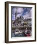 Cobh Harbour and St. Colman's Cathedral, Cobh, County Cork, Munster, Republic of Ireland-Patrick Dieudonne-Framed Photographic Print