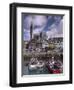 Cobh Harbour and St. Colman's Cathedral, Cobh, County Cork, Munster, Republic of Ireland-Patrick Dieudonne-Framed Photographic Print