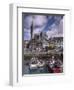 Cobh Harbour and St. Colman's Cathedral, Cobh, County Cork, Munster, Republic of Ireland-Patrick Dieudonne-Framed Photographic Print