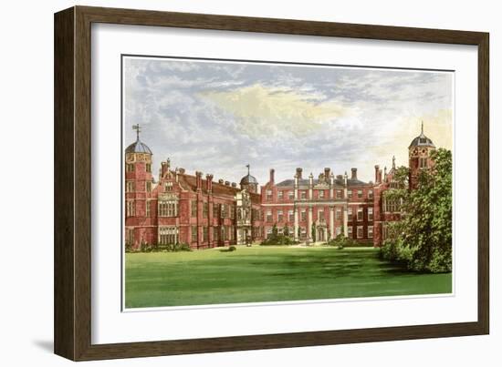 Cobham Hall, Kent, Home of the Earl of Darnley, C1880-Benjamin Fawcett-Framed Giclee Print