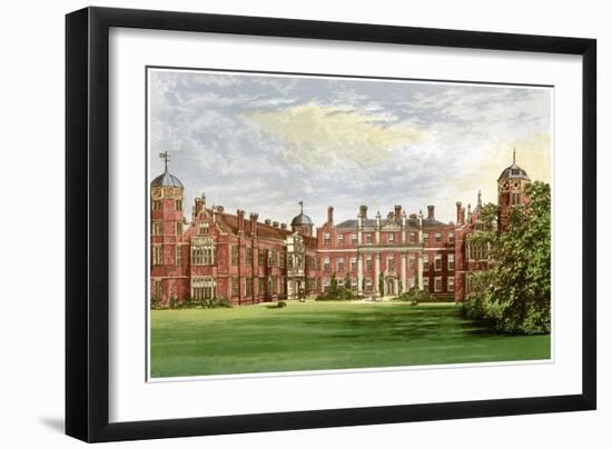 Cobham Hall, Kent, Home of the Earl of Darnley, C1880-Benjamin Fawcett-Framed Giclee Print