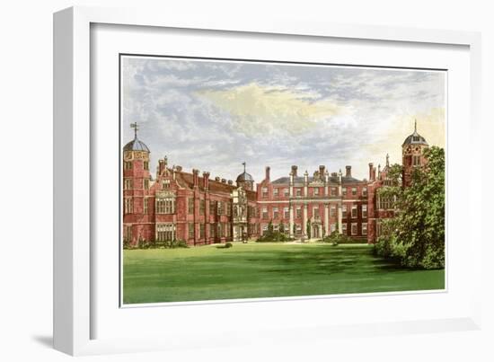 Cobham Hall, Kent, Home of the Earl of Darnley, C1880-Benjamin Fawcett-Framed Giclee Print