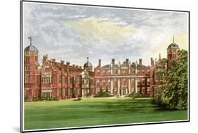 Cobham Hall, Kent, Home of the Earl of Darnley, C1880-Benjamin Fawcett-Mounted Giclee Print
