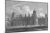 'Cobham Hall, (North West View) Kent', 1823-W Wallis-Mounted Giclee Print