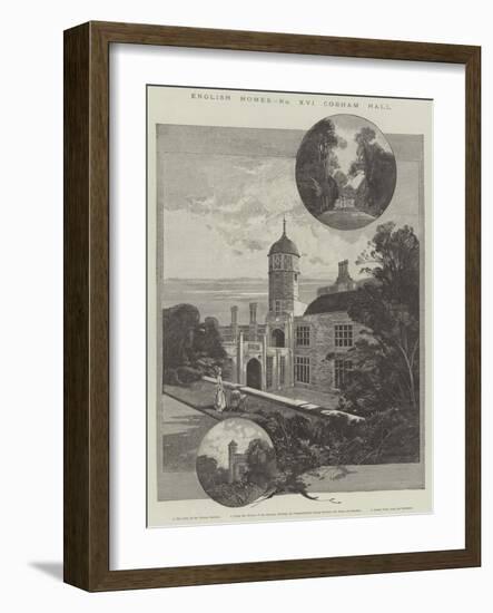 Cobham Hall-Charles Auguste Loye-Framed Giclee Print