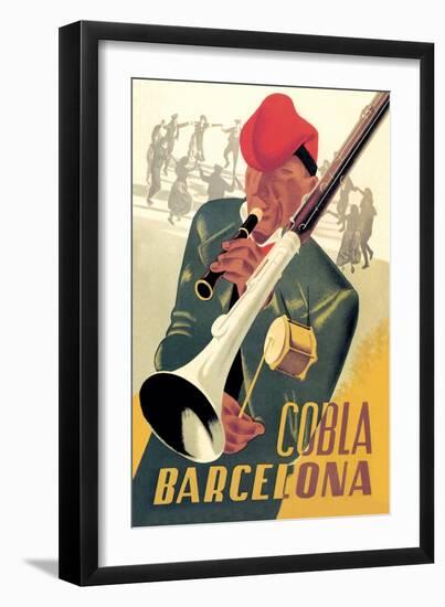 Cobla Barcelona-Francesco Fabregas-Framed Art Print