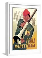 Cobla Barcelona-Francesco Fabregas-Framed Art Print