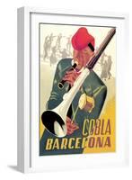 Cobla Barcelona-Francesco Fabregas-Framed Art Print