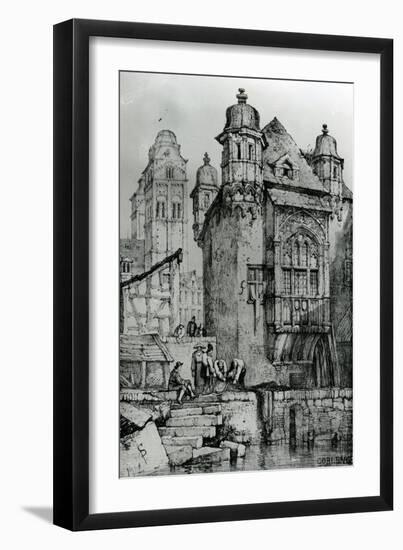 Coblence from Sketches in Flanders and Germany, 1833-Samuel Prout-Framed Giclee Print