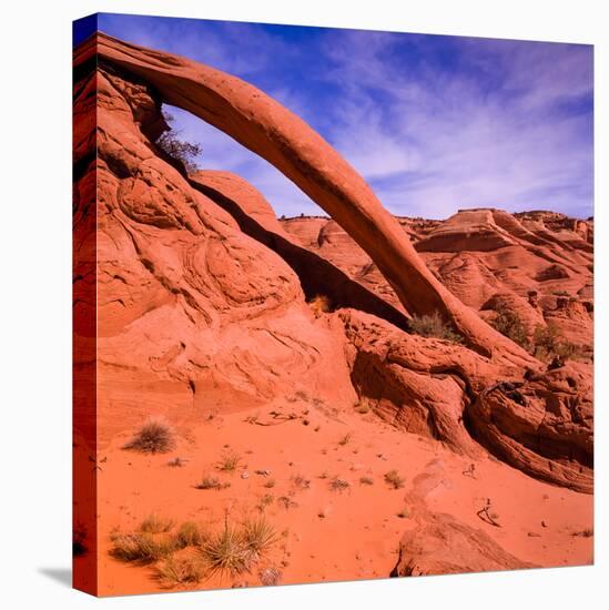 Cobra Arch in the Paria Canyon Primitive Area Near Kanab, Utah-John Lambing-Stretched Canvas