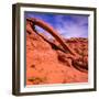 Cobra Arch in the Paria Canyon Primitive Area Near Kanab, Utah-John Lambing-Framed Photographic Print