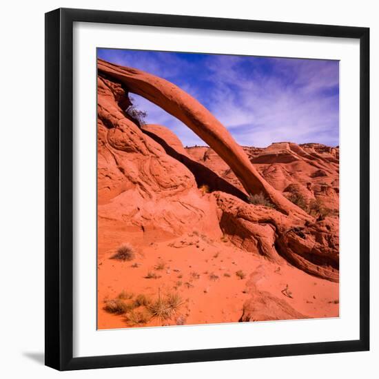 Cobra Arch in the Paria Canyon Primitive Area Near Kanab, Utah-John Lambing-Framed Photographic Print