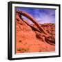 Cobra Arch in the Paria Canyon Primitive Area Near Kanab, Utah-John Lambing-Framed Photographic Print