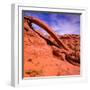 Cobra Arch in the Paria Canyon Primitive Area Near Kanab, Utah-John Lambing-Framed Photographic Print