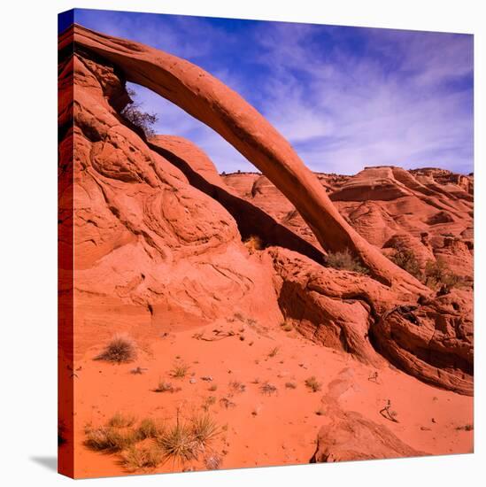 Cobra Arch in the Paria Canyon Primitive Area Near Kanab, Utah-John Lambing-Stretched Canvas