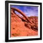 Cobra Arch in the Paria Canyon Primitive Area Near Kanab, Utah-John Lambing-Framed Photographic Print