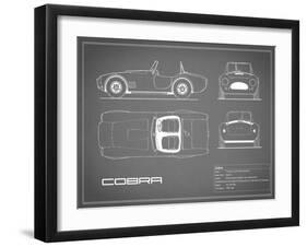 Cobra-Grey-Mark Rogan-Framed Art Print