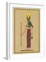 Cobra-Headed Goddess Guardian of the Pharaoh and an Embodiment of Divine Motherhood-E.a. Wallis Budge-Framed Art Print