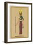 Cobra-Headed Goddess Guardian of the Pharaoh and an Embodiment of Divine Motherhood-E.a. Wallis Budge-Framed Art Print