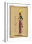 Cobra-Headed Goddess Guardian of the Pharaoh and an Embodiment of Divine Motherhood-E.a. Wallis Budge-Framed Art Print