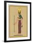 Cobra-Headed Goddess Guardian of the Pharaoh and an Embodiment of Divine Motherhood-E.a. Wallis Budge-Framed Art Print