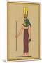 Cobra-Headed Goddess Guardian of the Pharaoh and an Embodiment of Divine Motherhood-E.a. Wallis Budge-Mounted Art Print