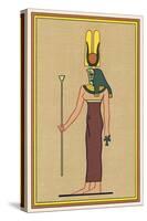 Cobra-Headed Goddess Guardian of the Pharaoh and an Embodiment of Divine Motherhood-E.a. Wallis Budge-Stretched Canvas