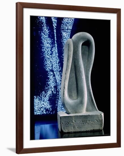 Cobra Sculpture, Tomb of Amenhotep III, Luxor, Egypt-R Guillemot-Framed Photographic Print