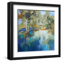 Cobram Creek-Craig Trewin Penny-Framed Art Print