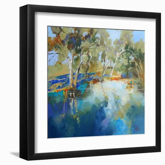 Cobram Creek-Craig Trewin Penny-Framed Art Print